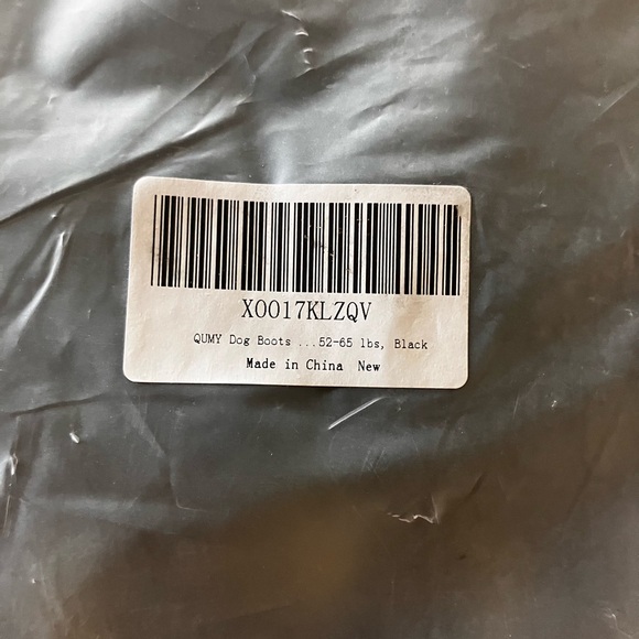 Set of 4 Qumy Pet Guide Black size 6 Boots - Picture 5 of 5